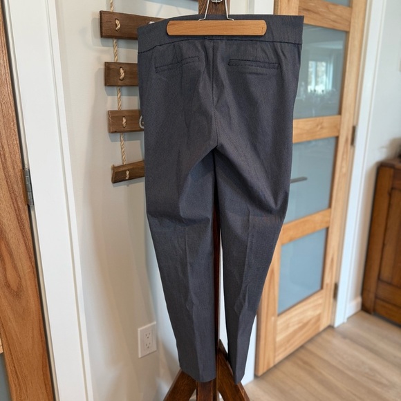 Jones New York Gray Micro Plaid Pull on Stretch Career Trousers Women’s 8 EUC - Picture 4 of 10